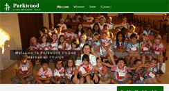 Desktop Screenshot of parkwoodumc.org